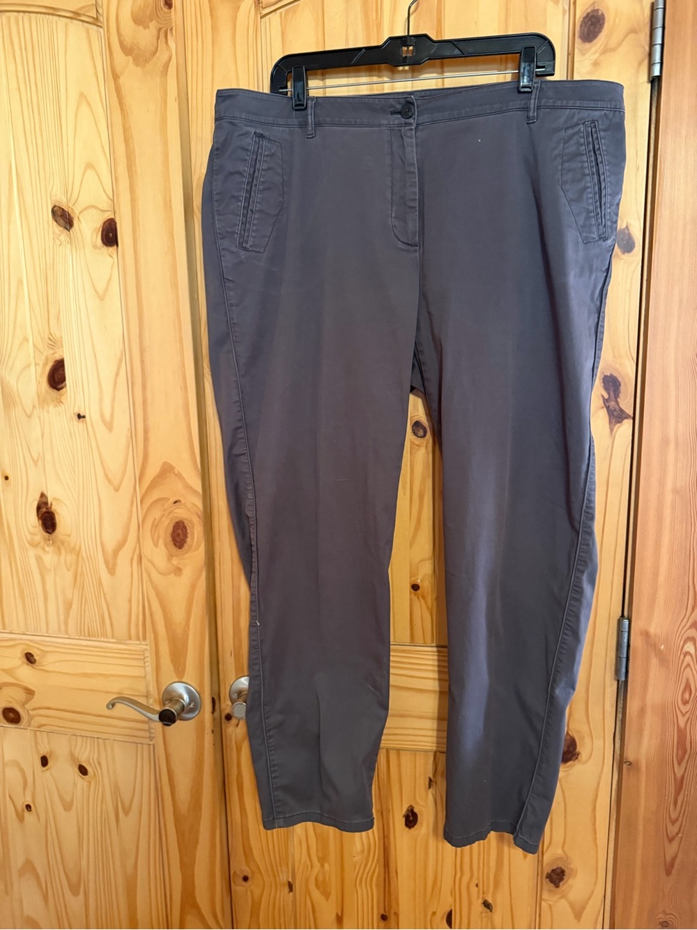 J Jill live in chino Gray pant 18W